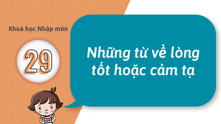 29 - Có thể thêm lời cảm tạ khi nói